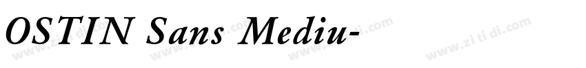 OSTIN Sans Mediu字体转换 OSTIN Sans Mediu字体转换